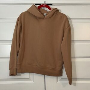 A New Day Camel Cropped Hoodie